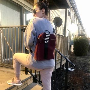 Henri Bendel Canvas Backpack